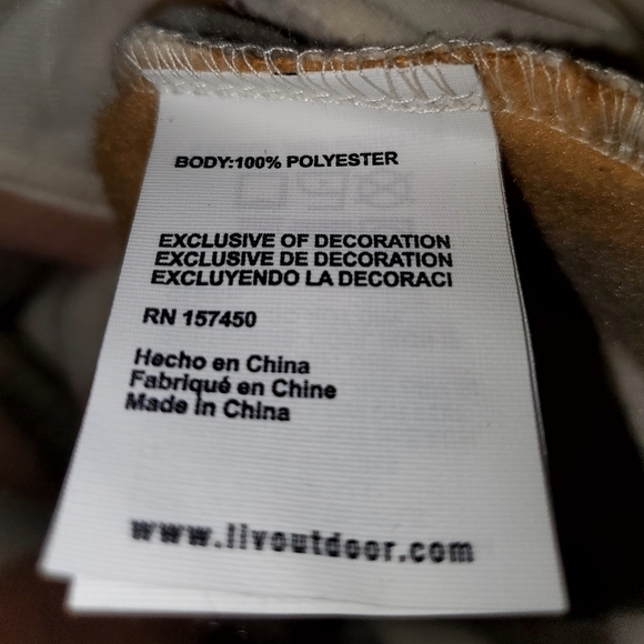 Liv Camo Hoodie Half Zip Size Medium - Picture 10 of 10